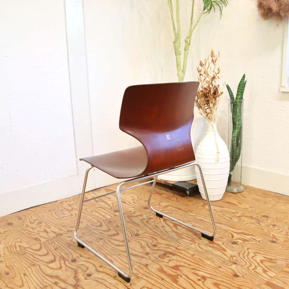 パグホルツ / PAGHOLZ プライウッドチェア 【2】スタッキング ドイツ 中古