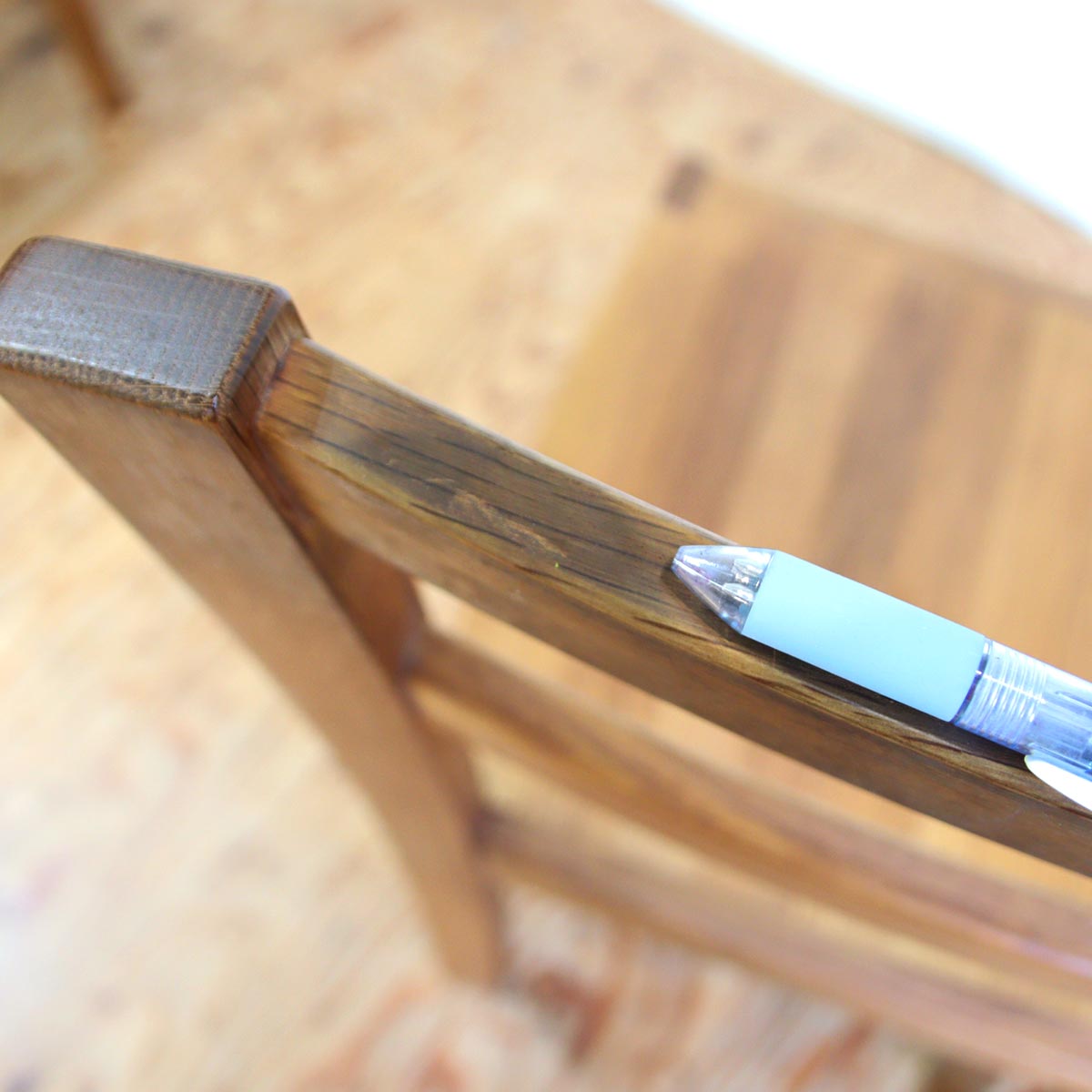 ダイニングチェア ナラ無垢材 古家具 【1】 中古