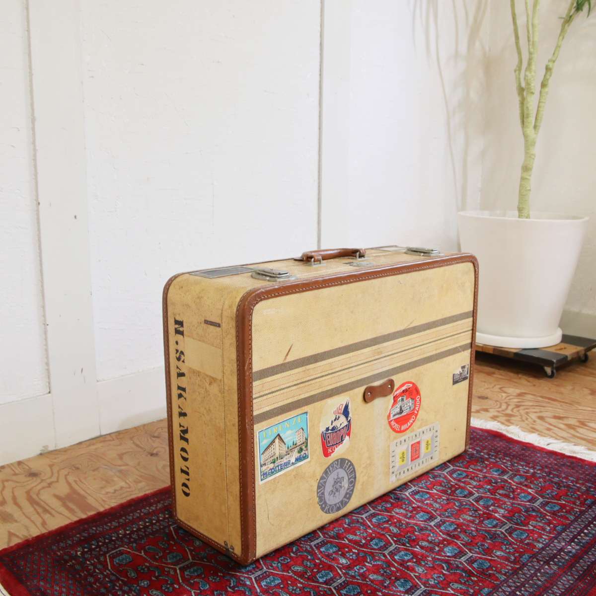 トランク スーツケース レトロ 旅行カバン ヴィンテージ