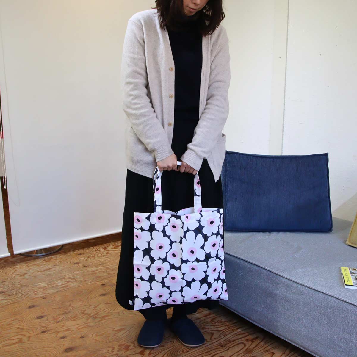 マリメッコ / marimekko エコバック トートバック 花柄 北欧 【3】 未使用品