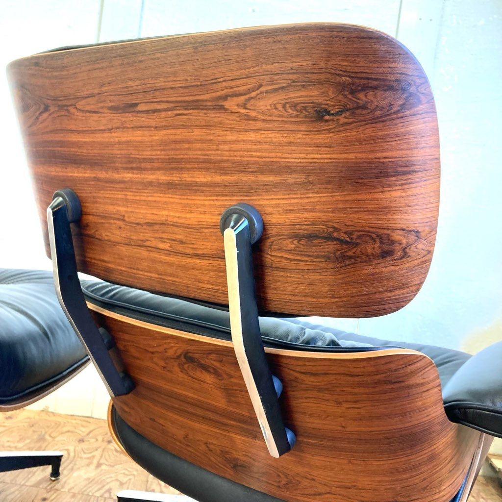 イームズ ラウンジチェア&オットマン Herman Miller ハーマンミラー チャールズ&レイ・イームズ 80年代 中古