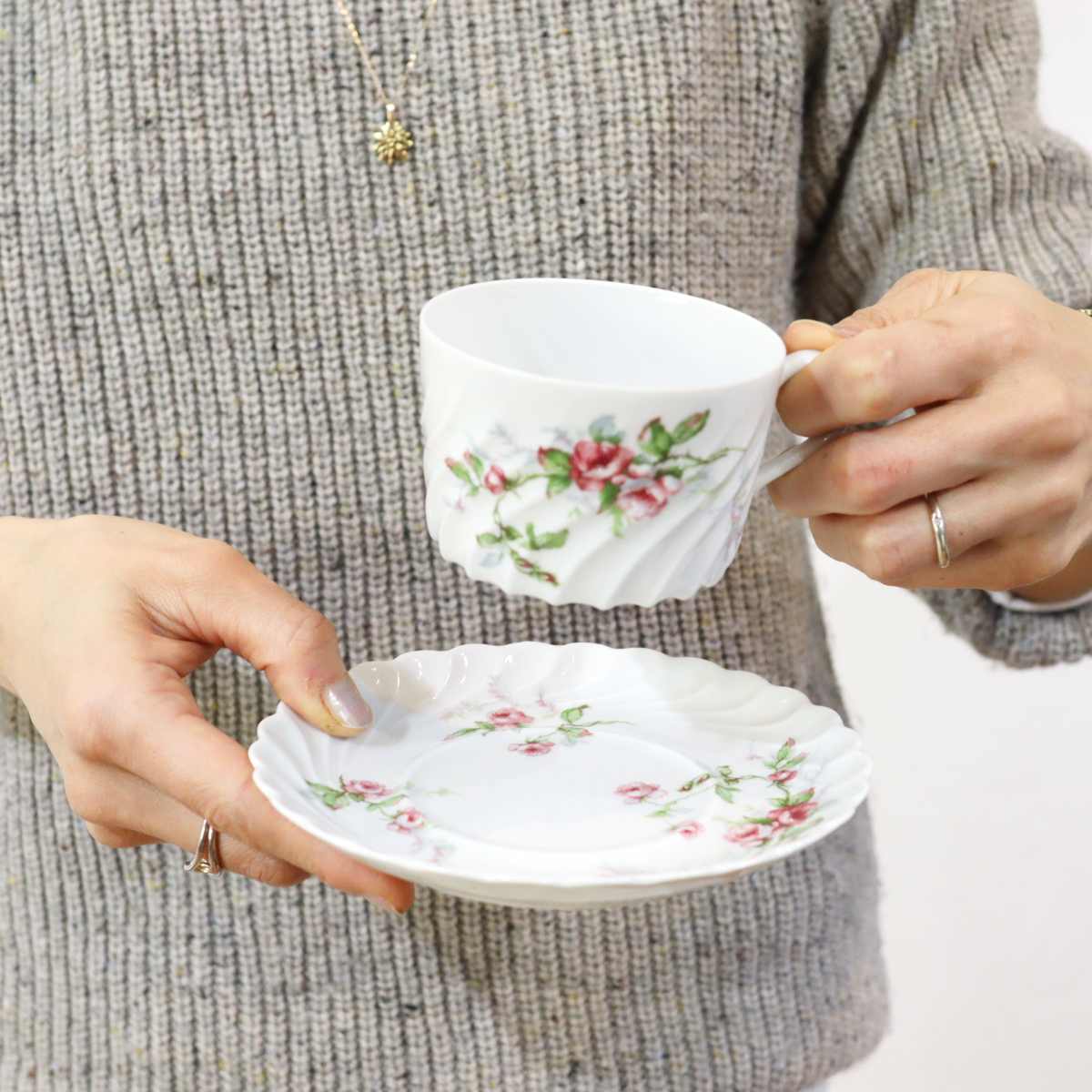 アビランド / Haviland リモージュ カップ&ソーサー 中古