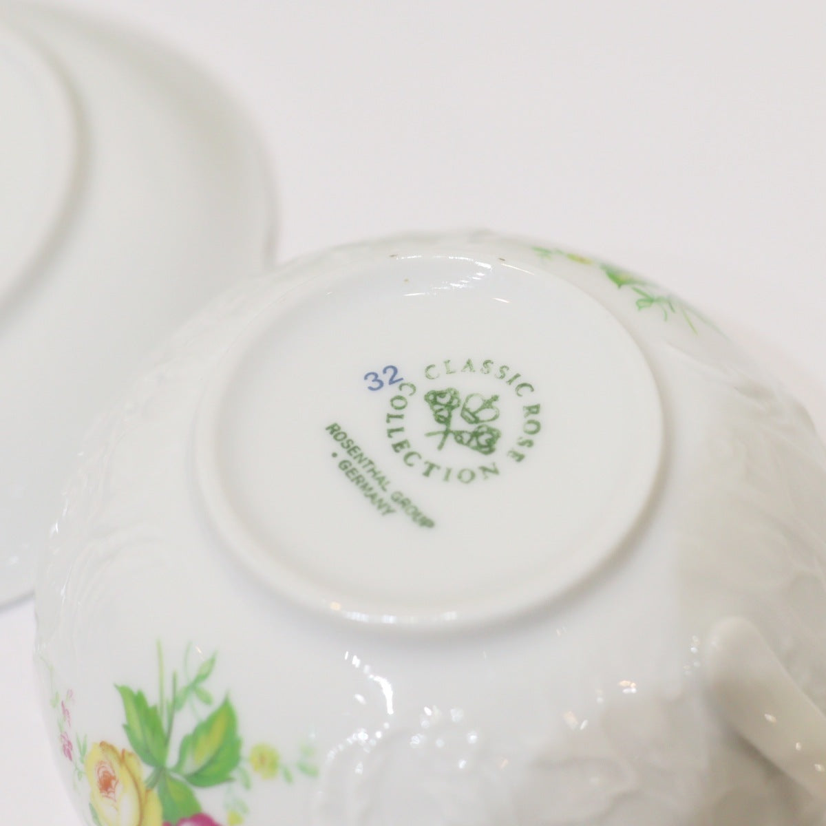 ローゼンタール / Rosenthal クラシック ローズ フラワーブーケ カップ&ソーサー 中古