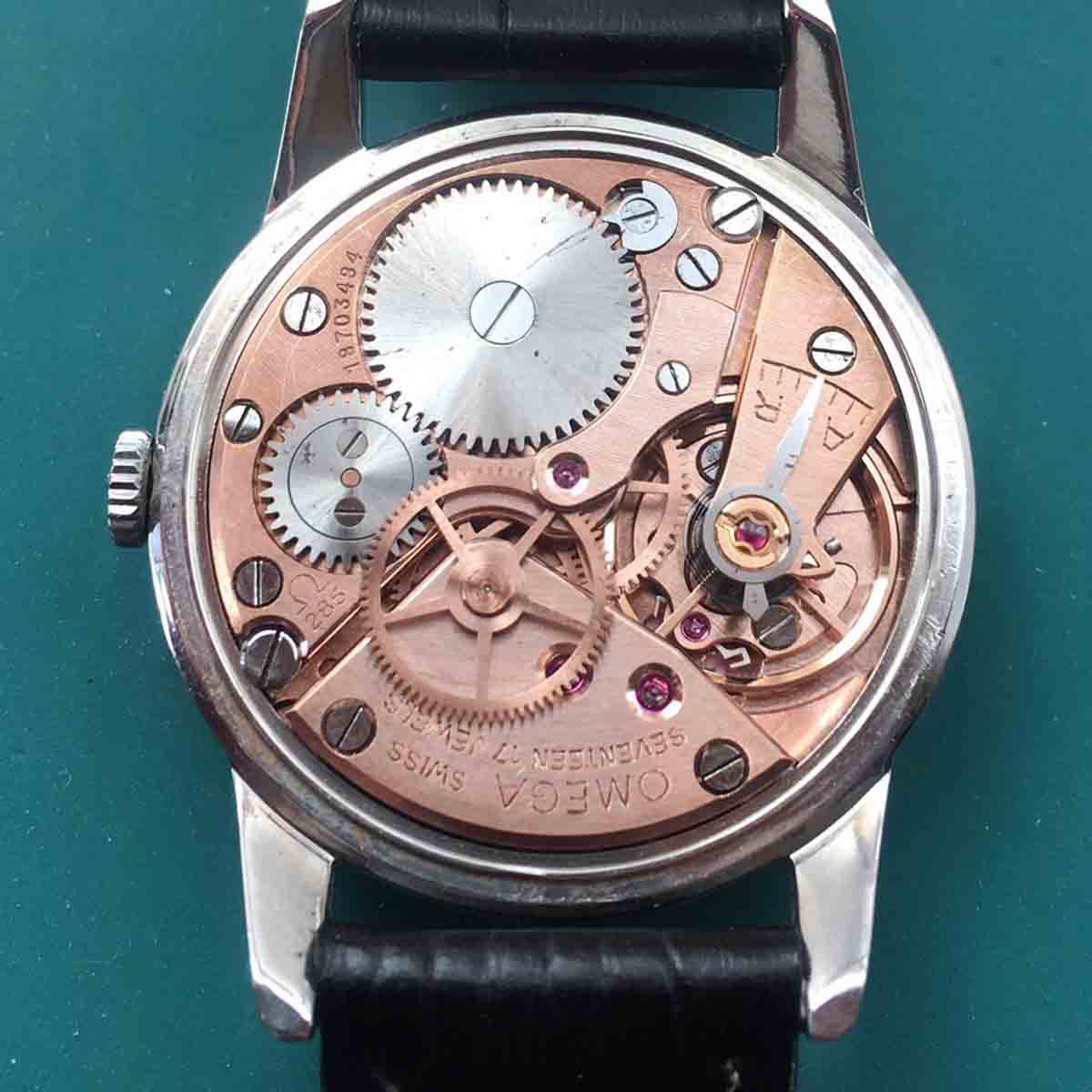 オメガ / OMEGA 腕時計 【38】 シーマスター ブラックダイヤル ヴィンテージ