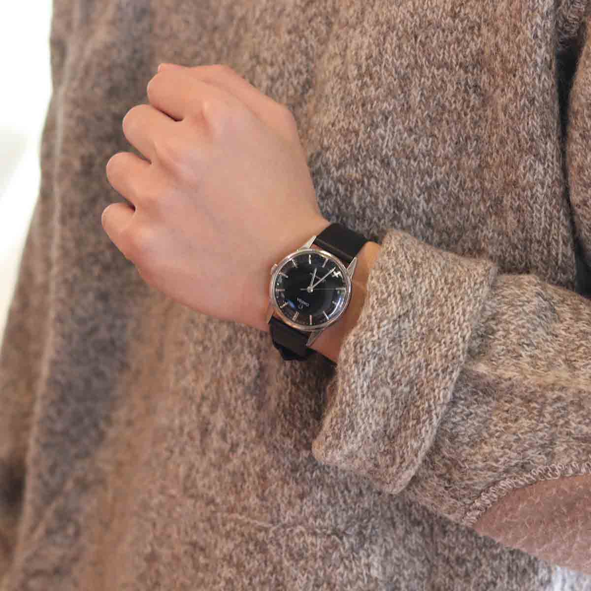 オメガ / OMEGA 腕時計 【38】 シーマスター ブラックダイヤル ヴィンテージ