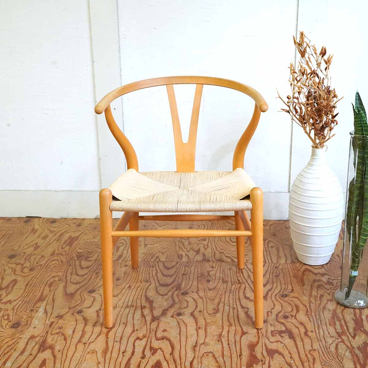 カール・ハンセン&サン / Carl Hansen & Søn Yチェア CH24 【2】ハンスJ.ウェグナー ビーチ ナチュラルペーパーコード 中古