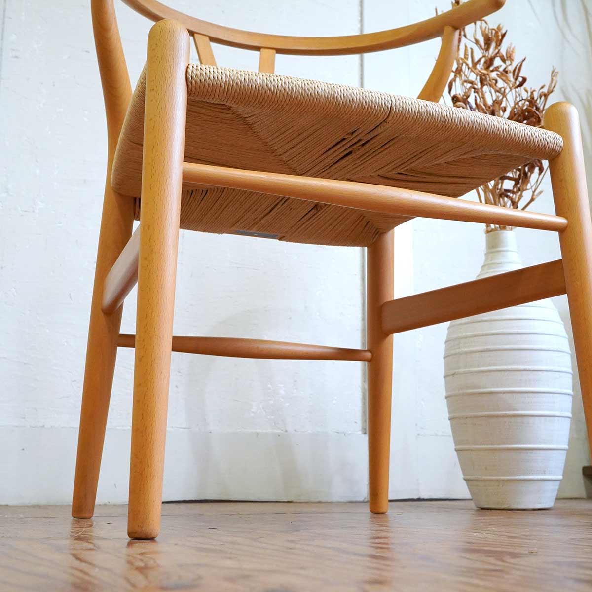 カール・ハンセン&サン / Carl Hansen & Søn Yチェア CH24 【2】ハンスJ.ウェグナー ビーチ ナチュラルペーパーコード 中古