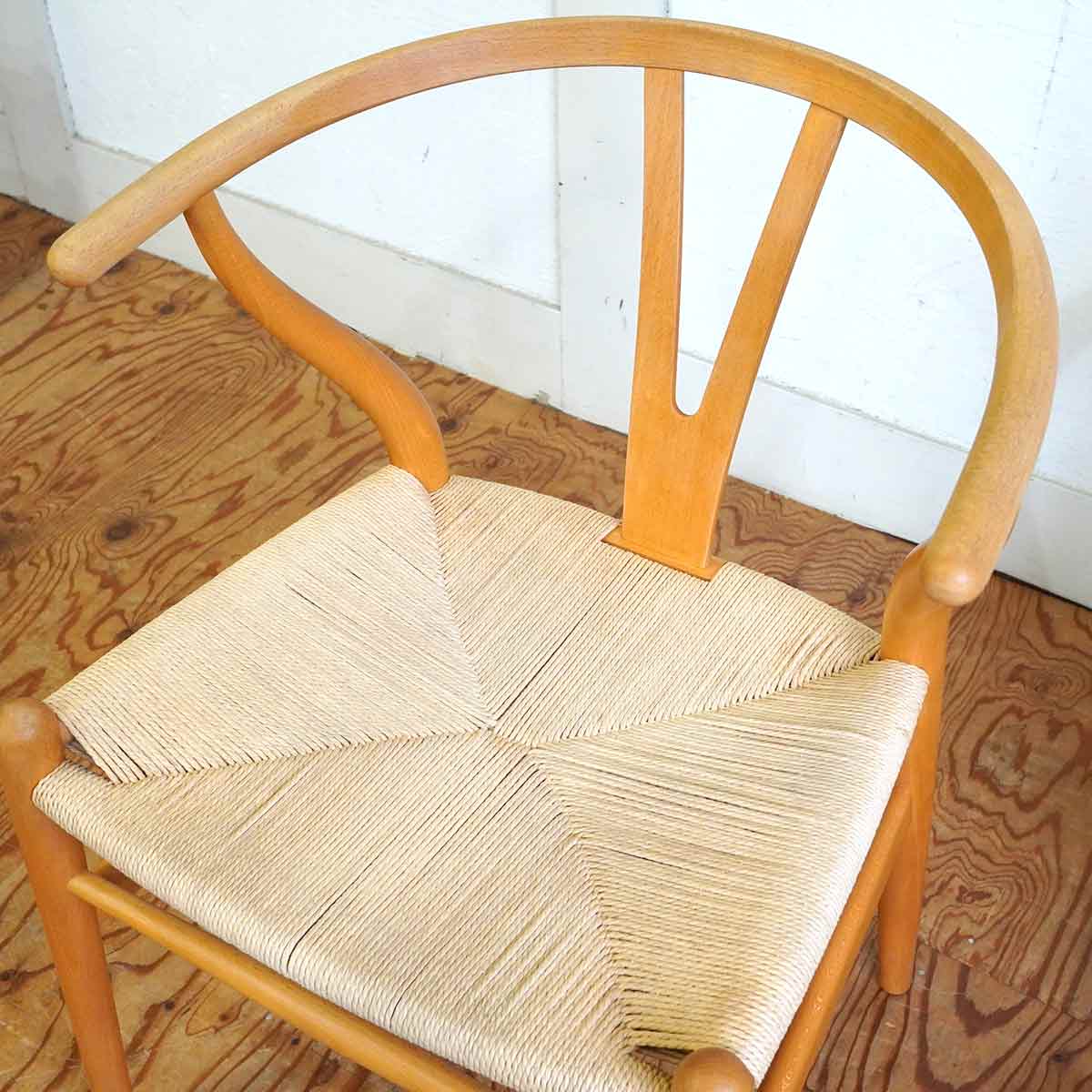 カール・ハンセン&サン / Carl Hansen & Søn Yチェア CH24 【2】ハンスJ.ウェグナー ビーチ ナチュラルペーパーコード 中古