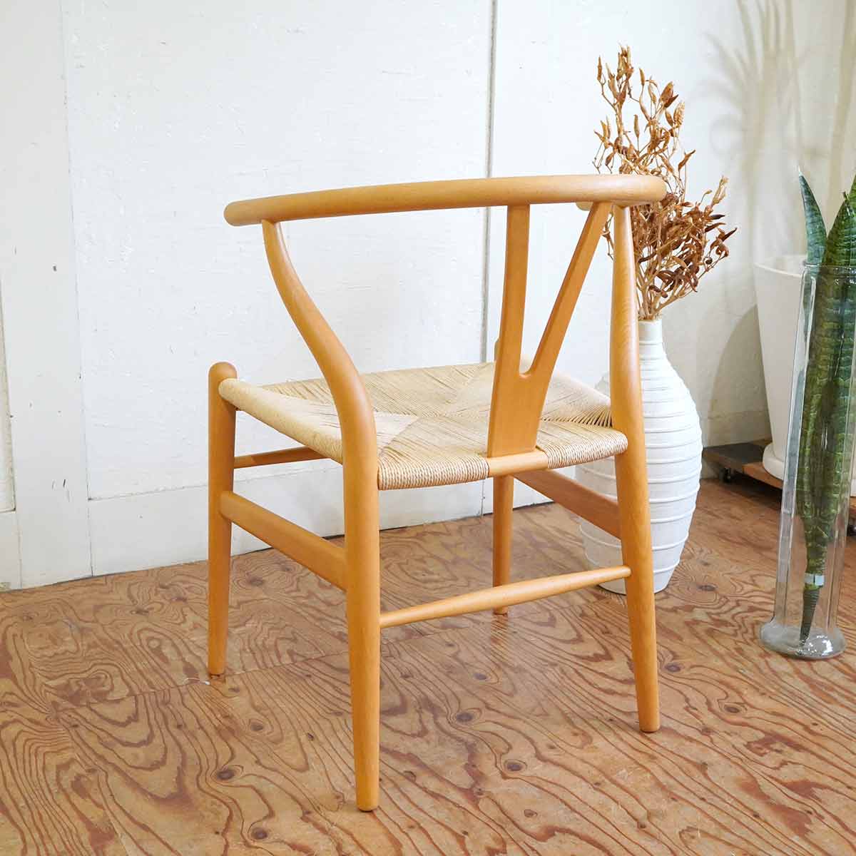 カール・ハンセン&サン / Carl Hansen & Søn Yチェア CH24 【2】ハンスJ.ウェグナー ビーチ ナチュラルペーパーコード 中古