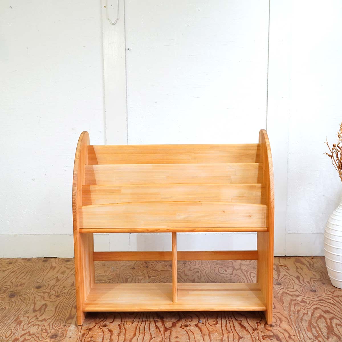 木遊舎 ひのきほんたて M800 本棚 ナチュラル 中古