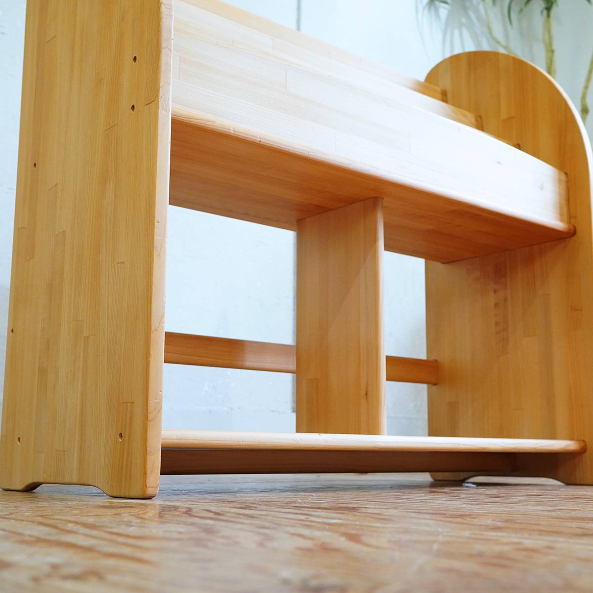 木遊舎 ひのきほんたて M800 本棚 ナチュラル 中古