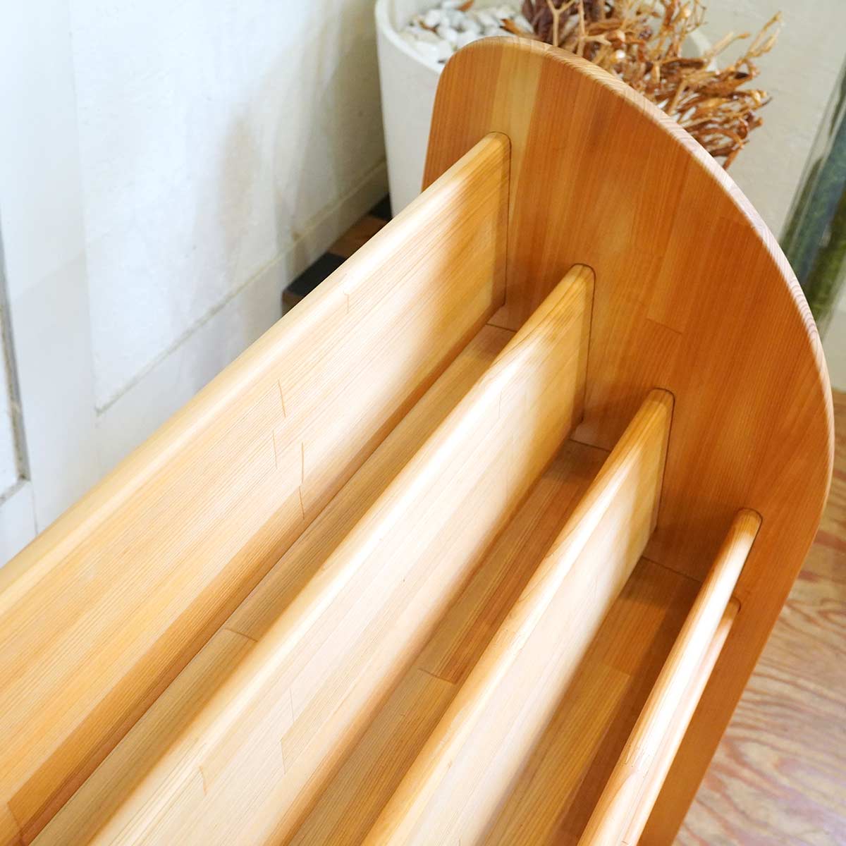 木遊舎 ひのきほんたて M800 本棚 ナチュラル 中古