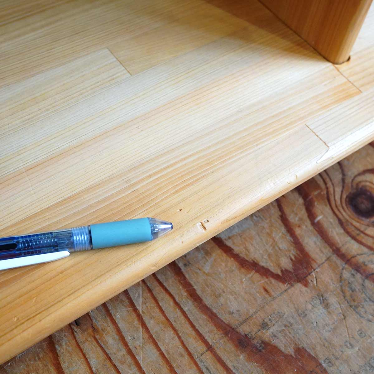 木遊舎 ひのきほんたて M800 本棚 ナチュラル 中古