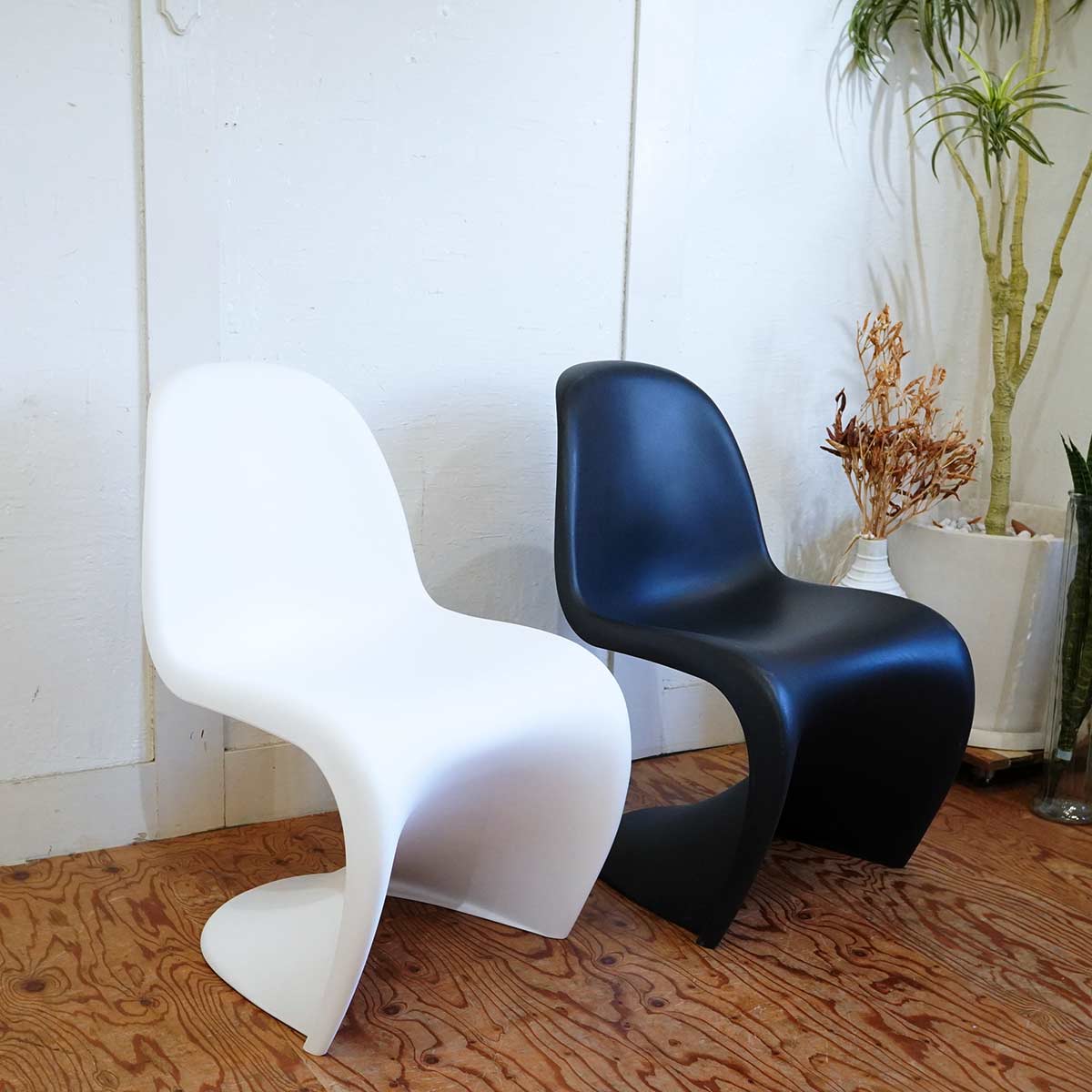 ヴィトラ / Vitra Panton Chair パントンチェア ブラック 中古