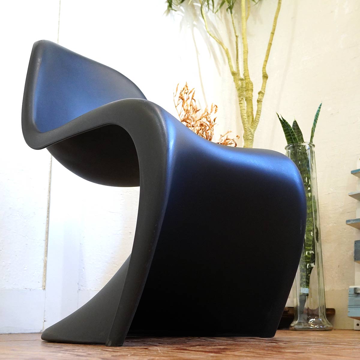 ヴィトラ / Vitra Panton Chair パントンチェア ブラック 中古
