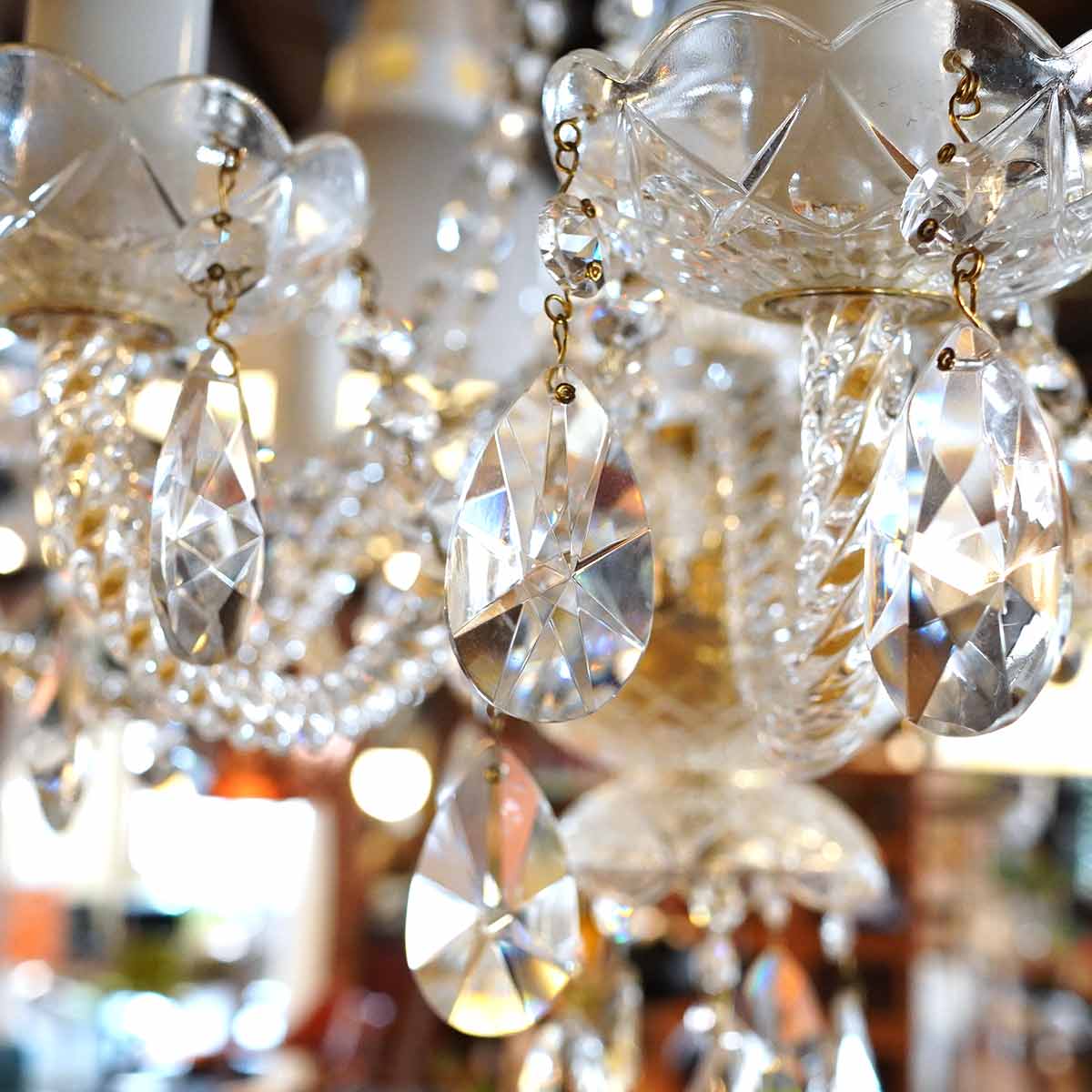 ジョゼフ・ヴラノフスキー / JOSEF WRANOVSKY チェコクリスタルシャンデリア 8灯 BCZ-7553 中古