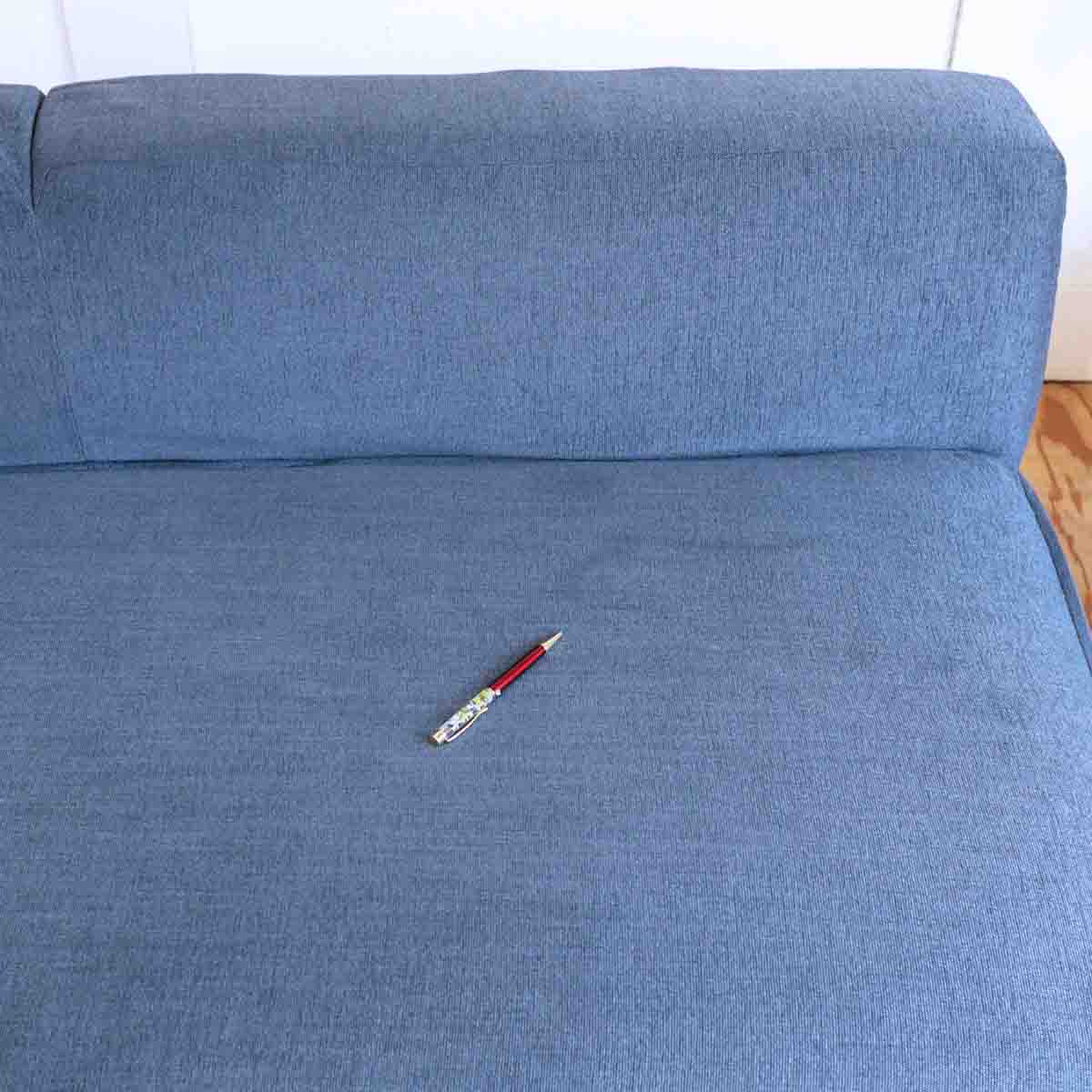 ノイエス / NOYES デシベル / Decibel C4 ワイド3人掛け片ひじソファ アームテーブル付 中古