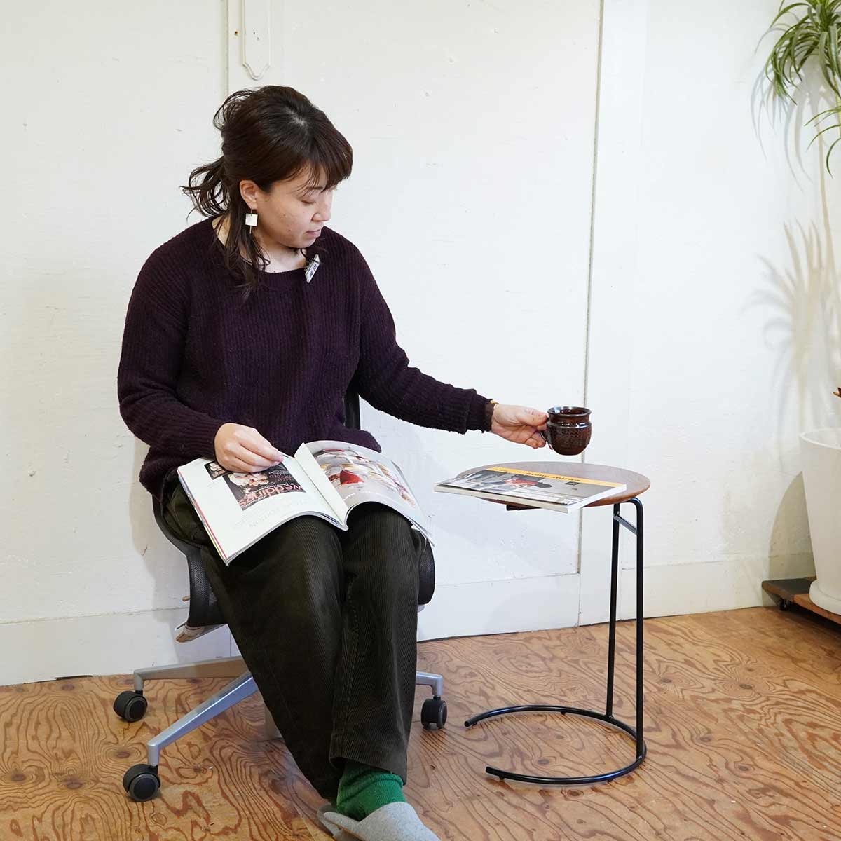 マシン・エイジ / MACHINE AGE case study shop スモール サイドテーブル T-710 中古