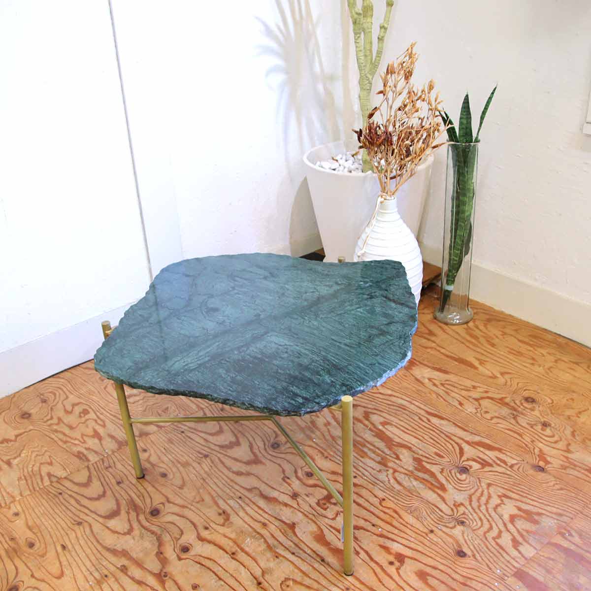 カレ / KARE ピエドラグリーン ローテーブル コーヒーテーブル 大理石 中古