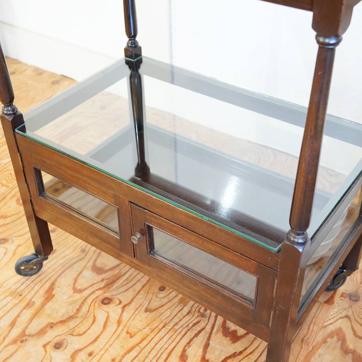 クラシカルワゴン ショーケース サイドボード アンティーク