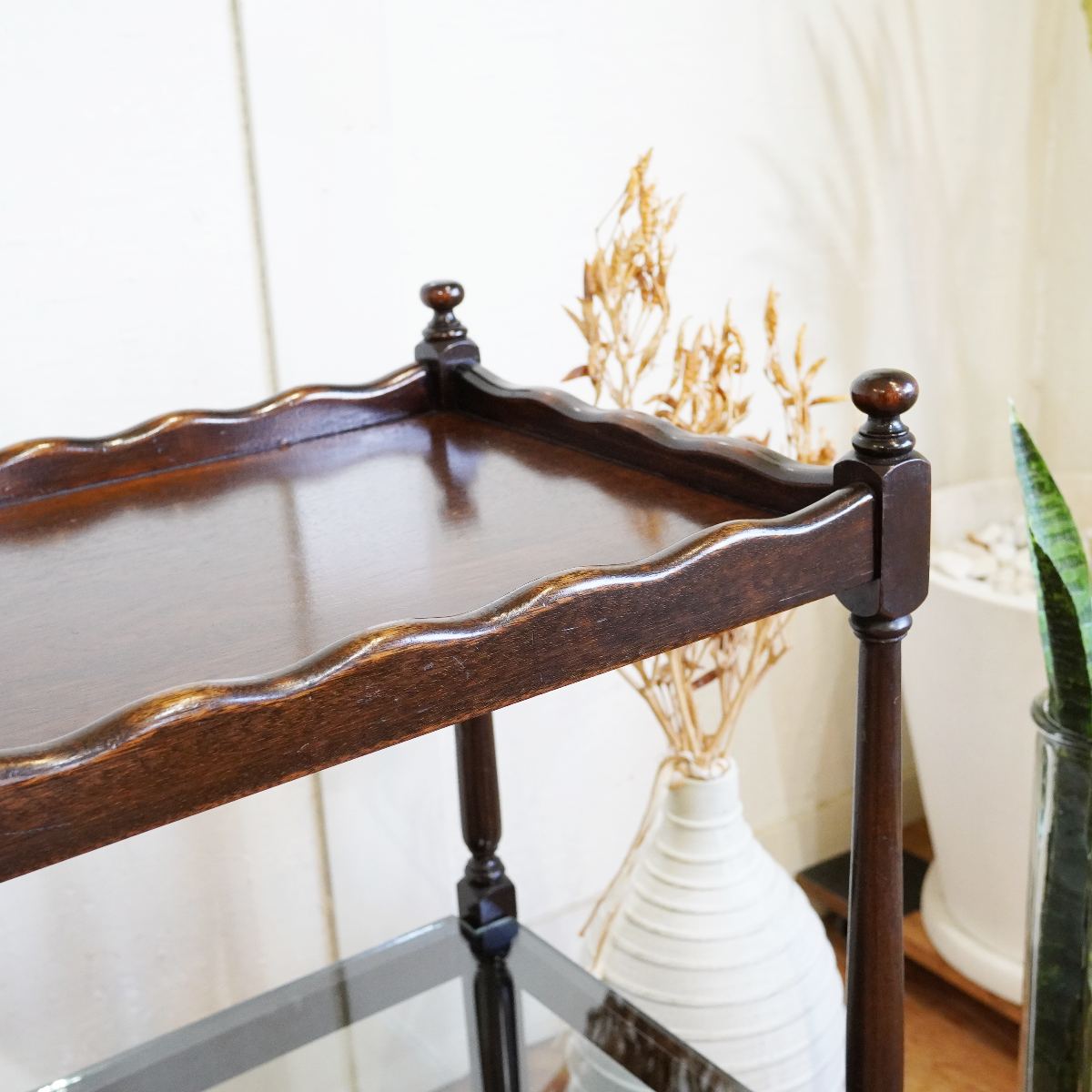 クラシカルワゴン ショーケース サイドボード アンティーク