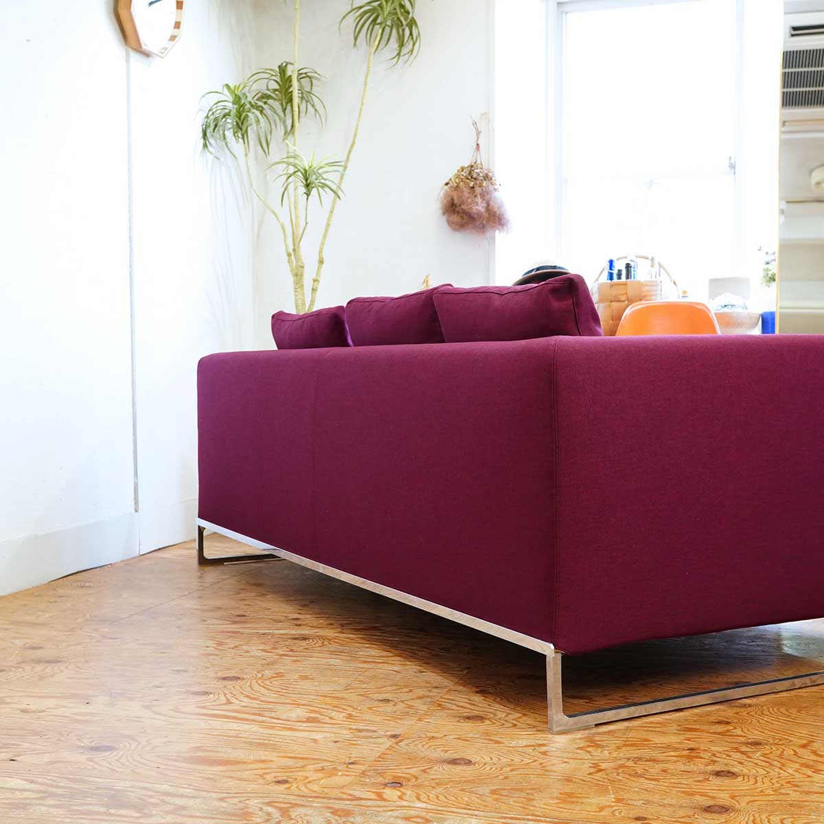 ビー&ビー イタリア / B&B Italia SOLO 片アーム ソファ 3人掛けソファ 中古