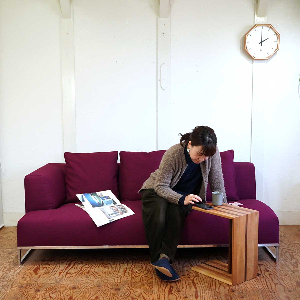 ビー&ビー イタリア / B&B Italia SOLO 片アーム ソファ 3人掛けソファ 中古