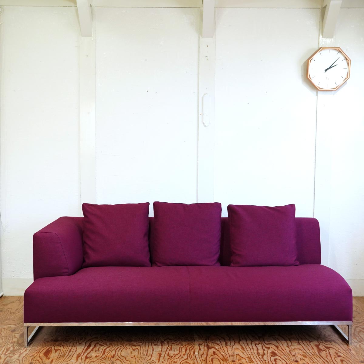 ビー&ビー イタリア / B&B Italia SOLO 片アーム ソファ 3人掛けソファ 中古