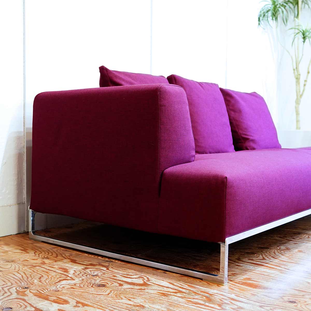 ビー&ビー イタリア / B&B Italia SOLO 片アーム ソファ 3人掛けソファ 中古