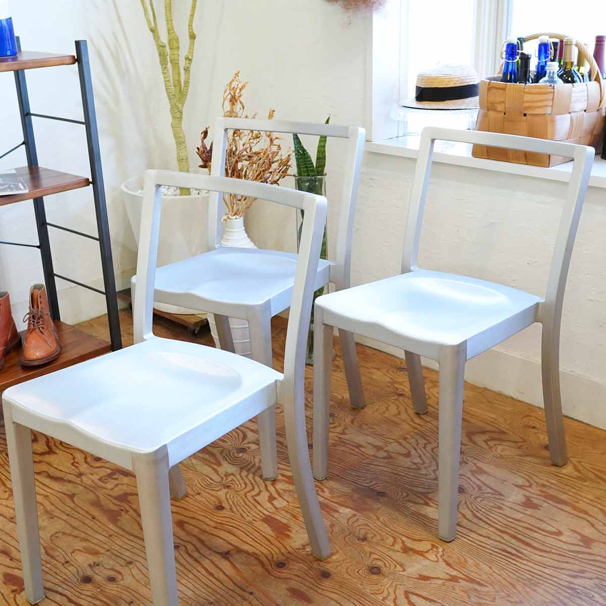 エメコ / EMECO アイコン / ICON チェア 【2】アルミ フィリップ・スタルク インダストリアル 展示品