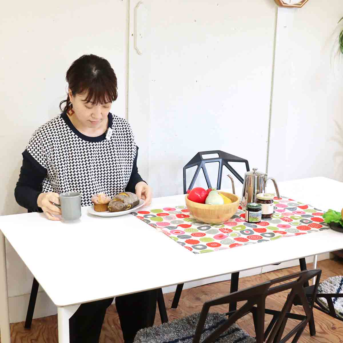 マジス / MAGIS ストライプドテーブル ホワイト ロナン&エルワン・ブルレック 展示品