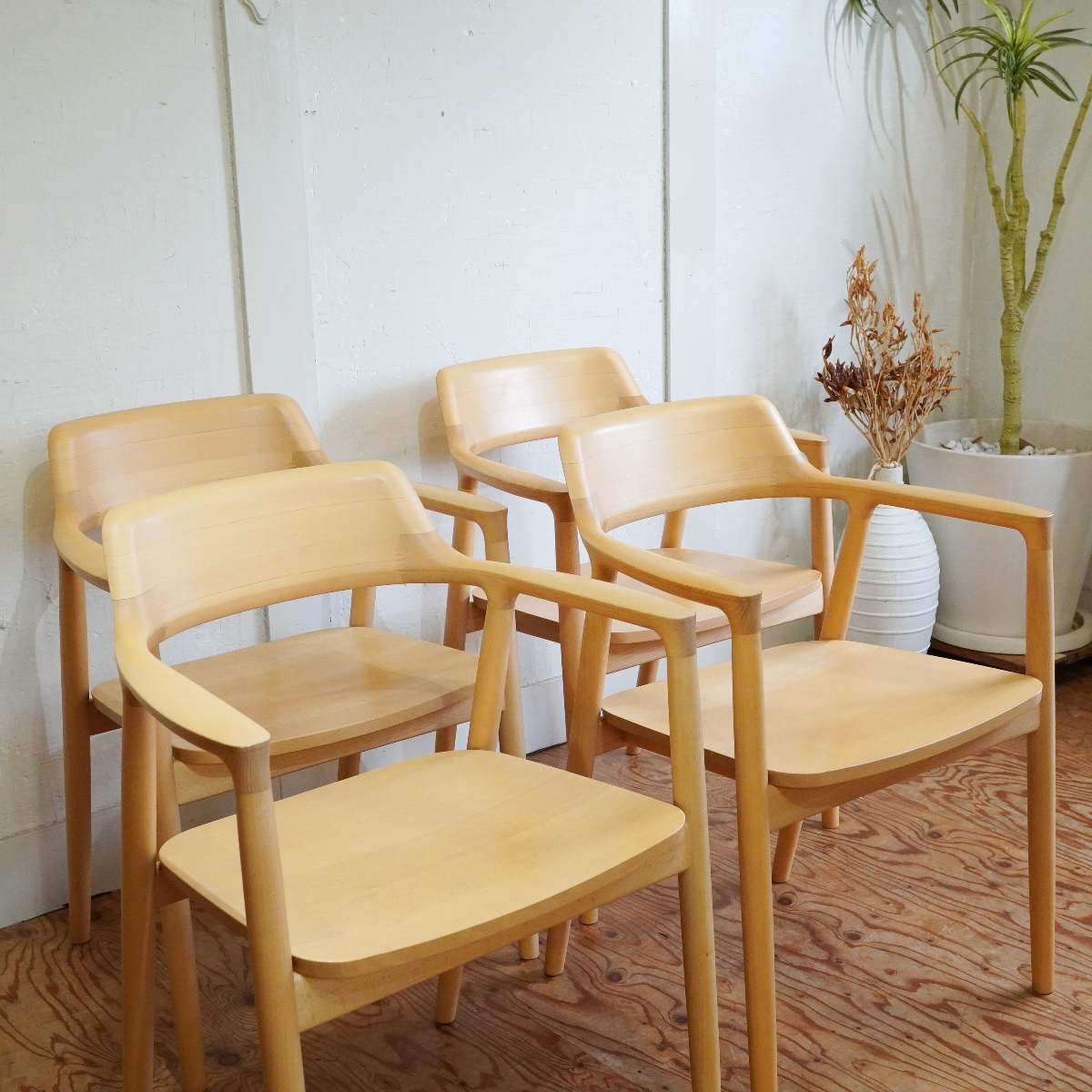 マルニ木工 / maruni HIROSHIMA ヒロシマ アームチェア【4】 深澤 直人 板座 展示品