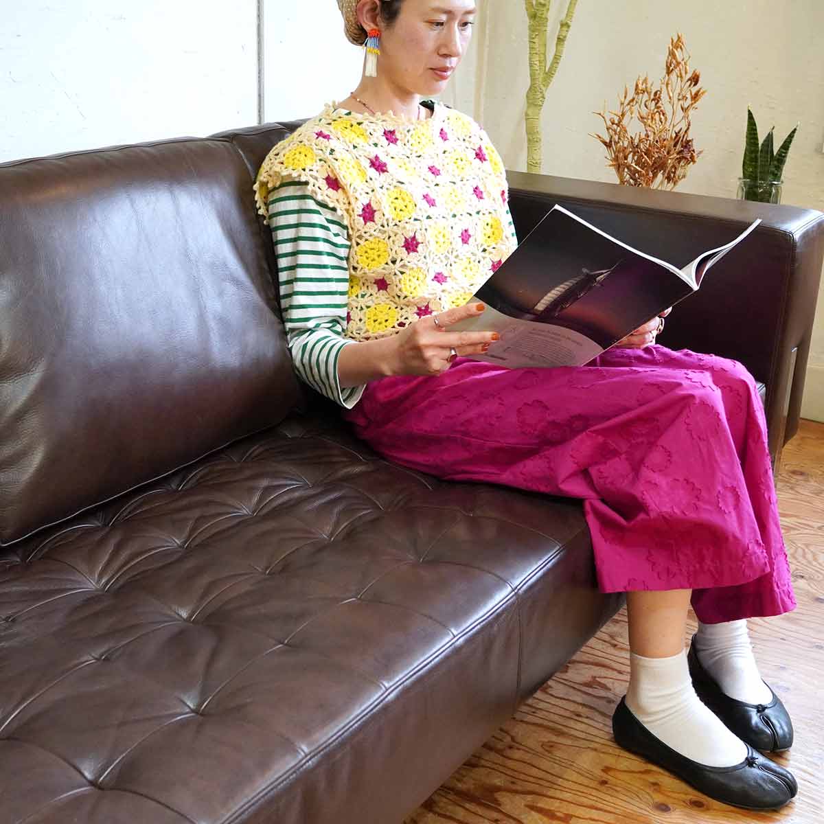 リッツウェル / Ritzwell アヴェニュー ソファ 3人掛け 幅220 本革 2414  展示品