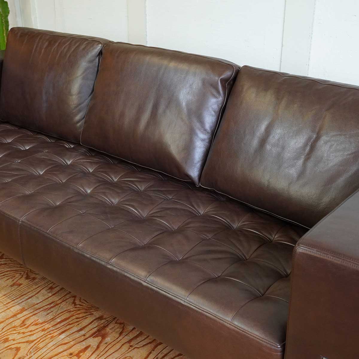 リッツウェル / Ritzwell アヴェニュー ソファ 3人掛け 幅220 本革 2414  展示品