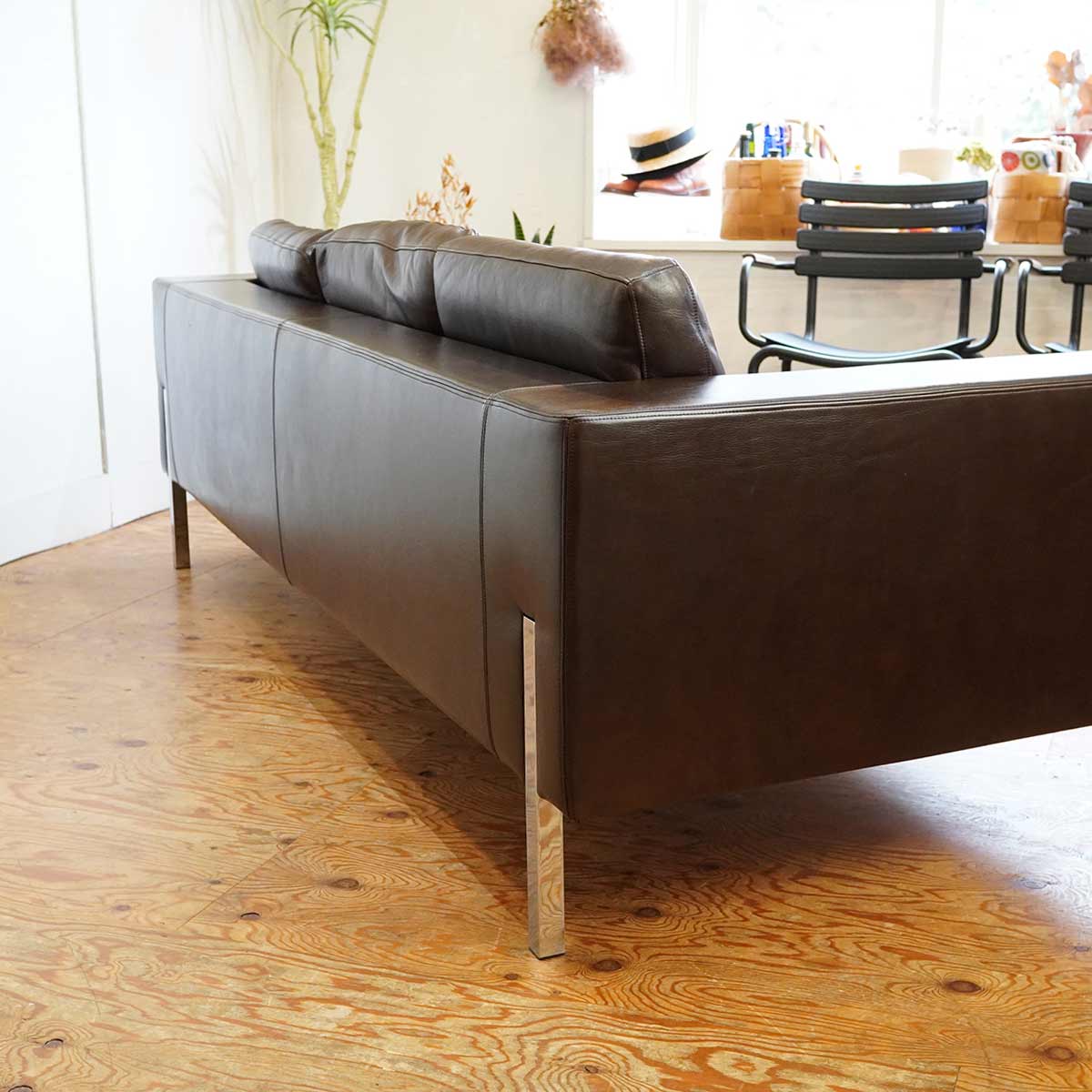 リッツウェル / Ritzwell アヴェニュー ソファ 3人掛け 幅220 本革 2414  展示品