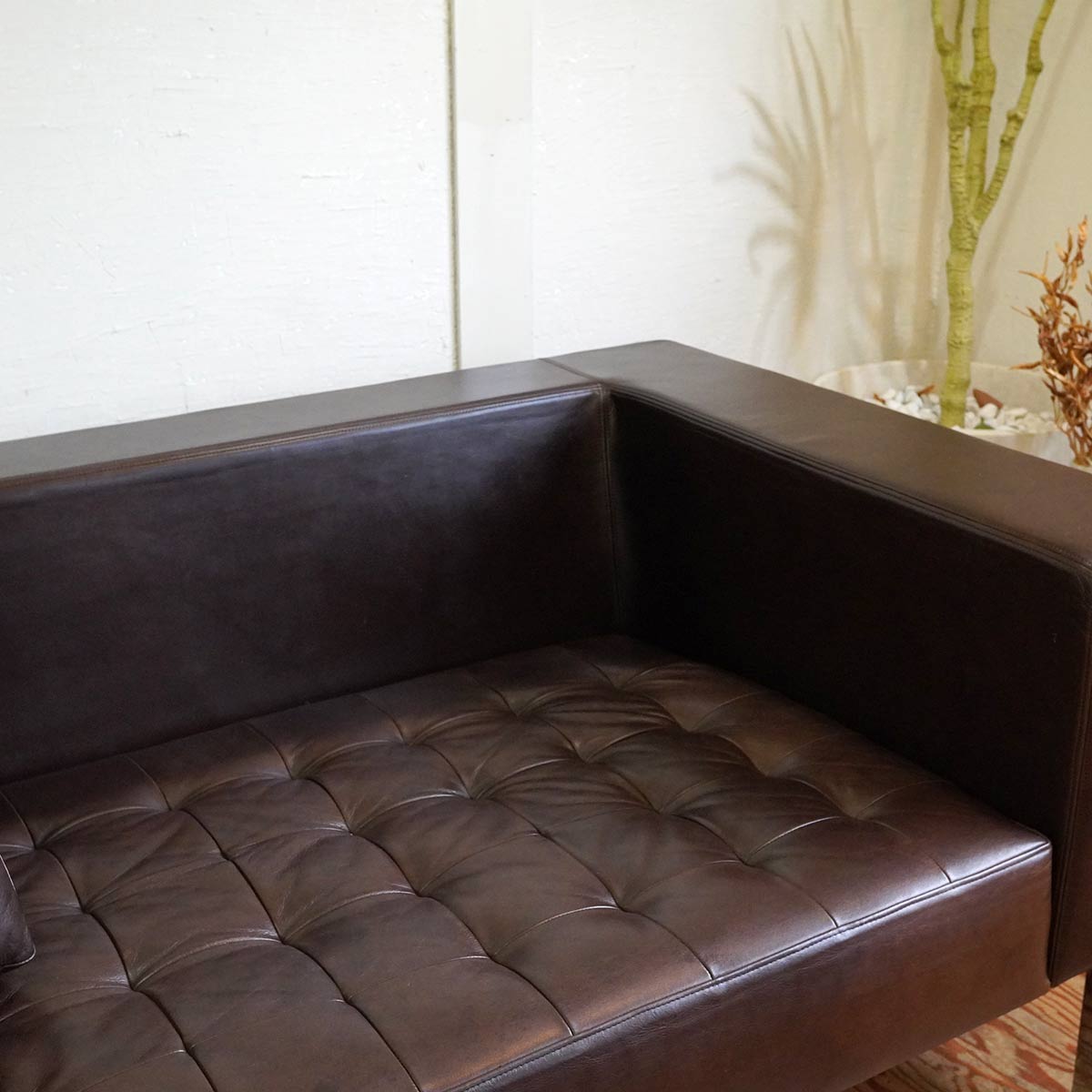 リッツウェル / Ritzwell アヴェニュー ソファ 3人掛け 幅220 本革 2414  展示品