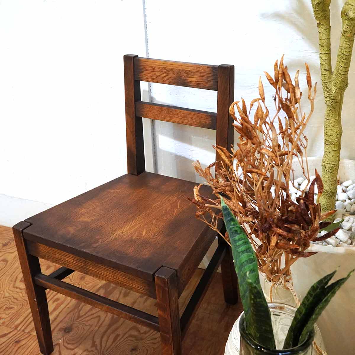 吉桂 ウイスキーオークシリーズ ダイニングチェア 展示品