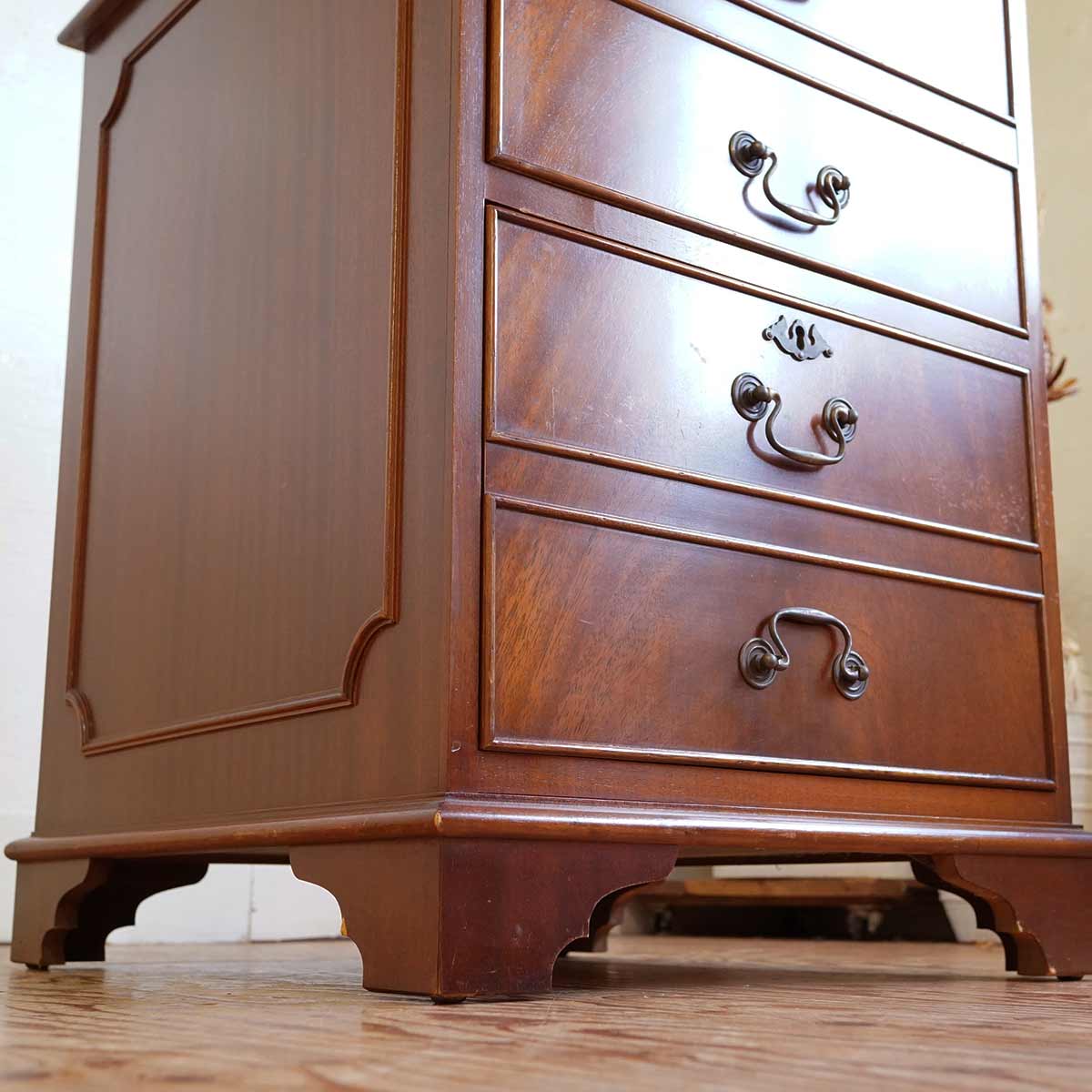 アンティーク キャビネット【1】 引き出し 鍵付き チェスト