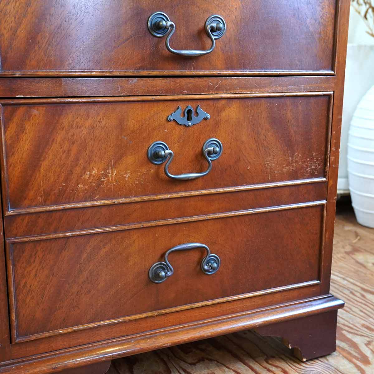 アンティーク キャビネット【1】 引き出し 鍵付き チェスト