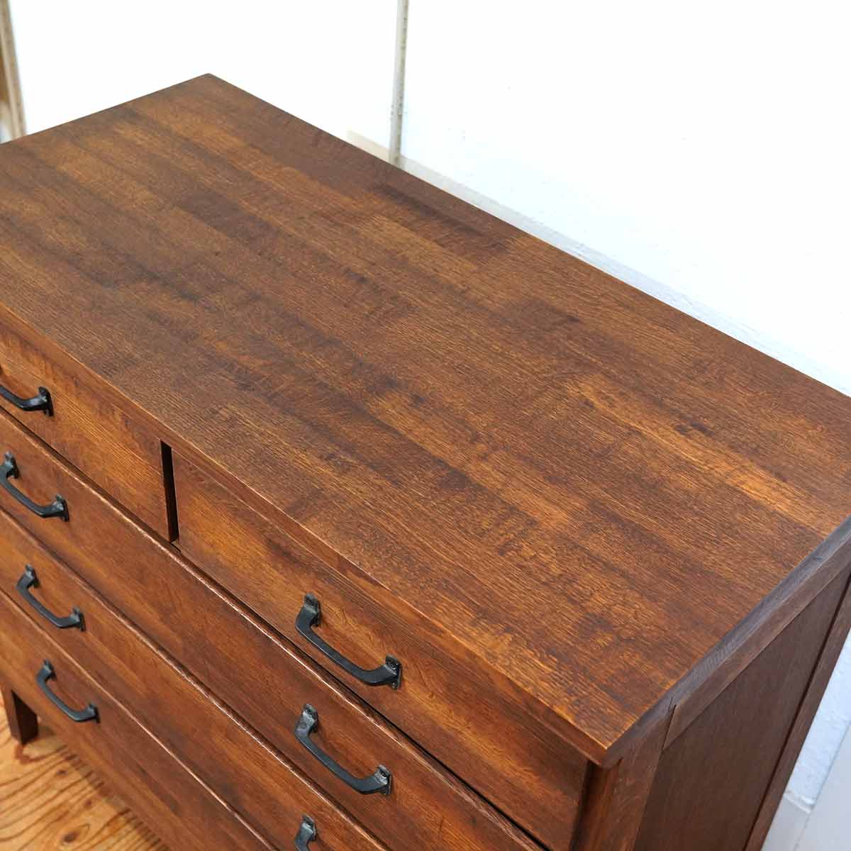 吉桂 ウイスキーオークシリーズ チェスト 90 引き出し 展示品