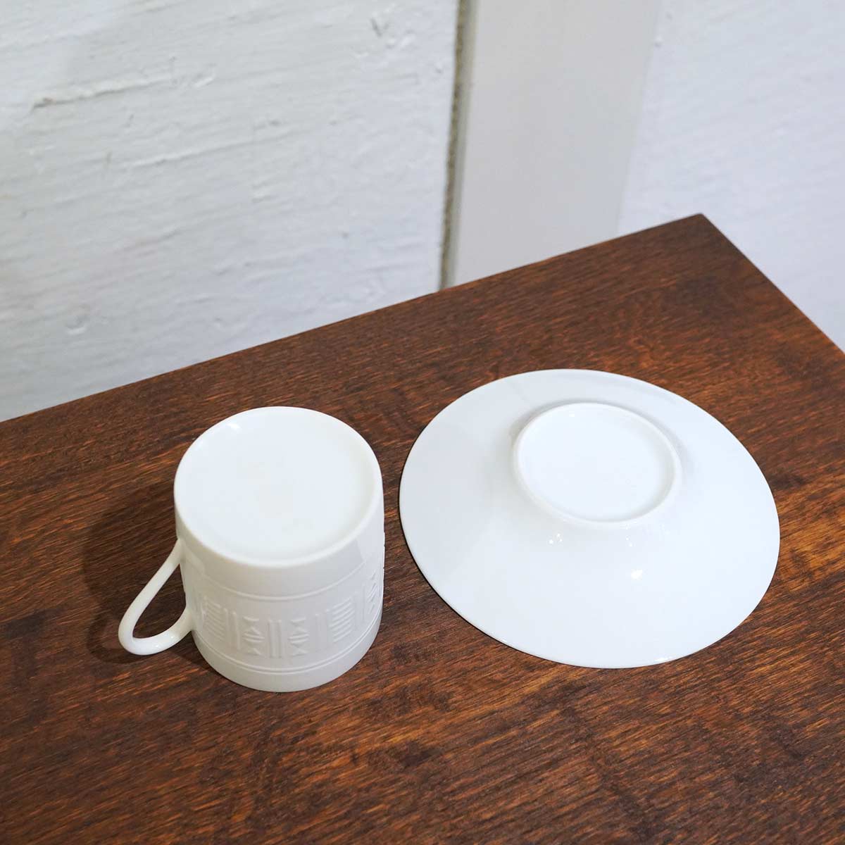 エルメス / HERMES エーゲ デミタス コーヒーカップ&ソーサー 中古