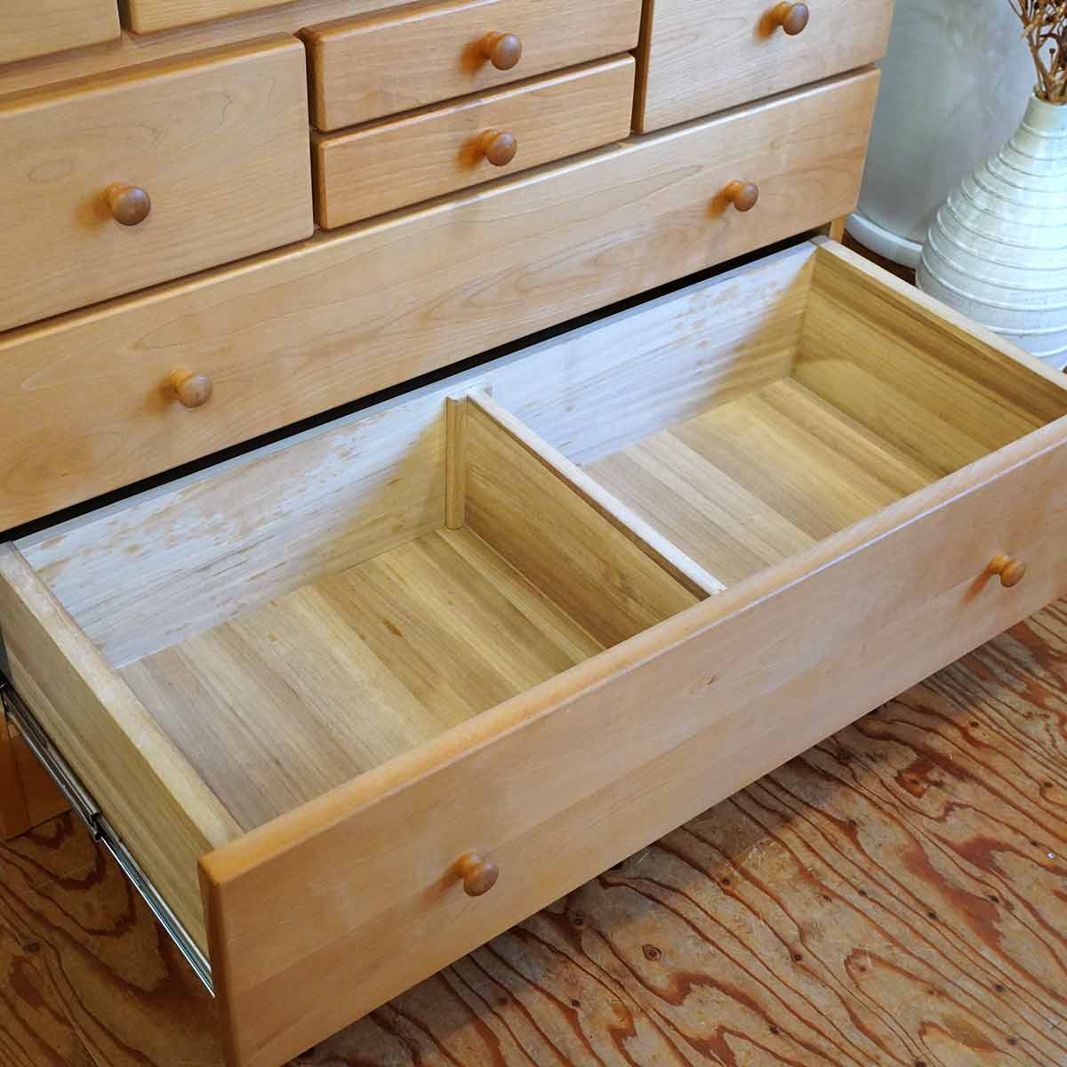 シャルドネ / CHARDONNAY ミラーチェスト ドレッサー 桜材 中古