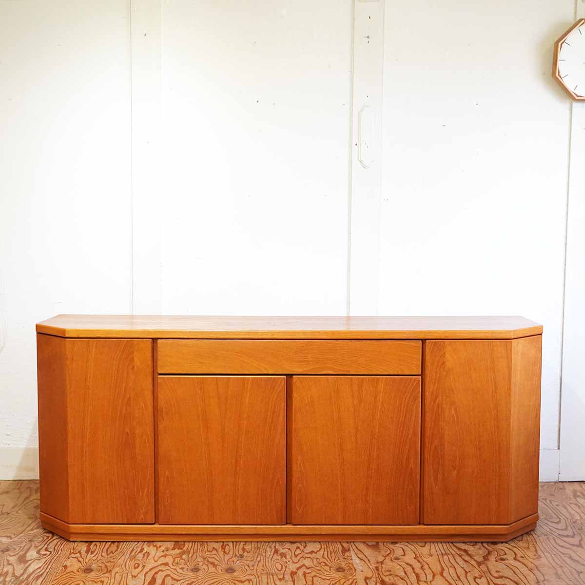 サイドボード キャビネット チーク材 カナダ 中古