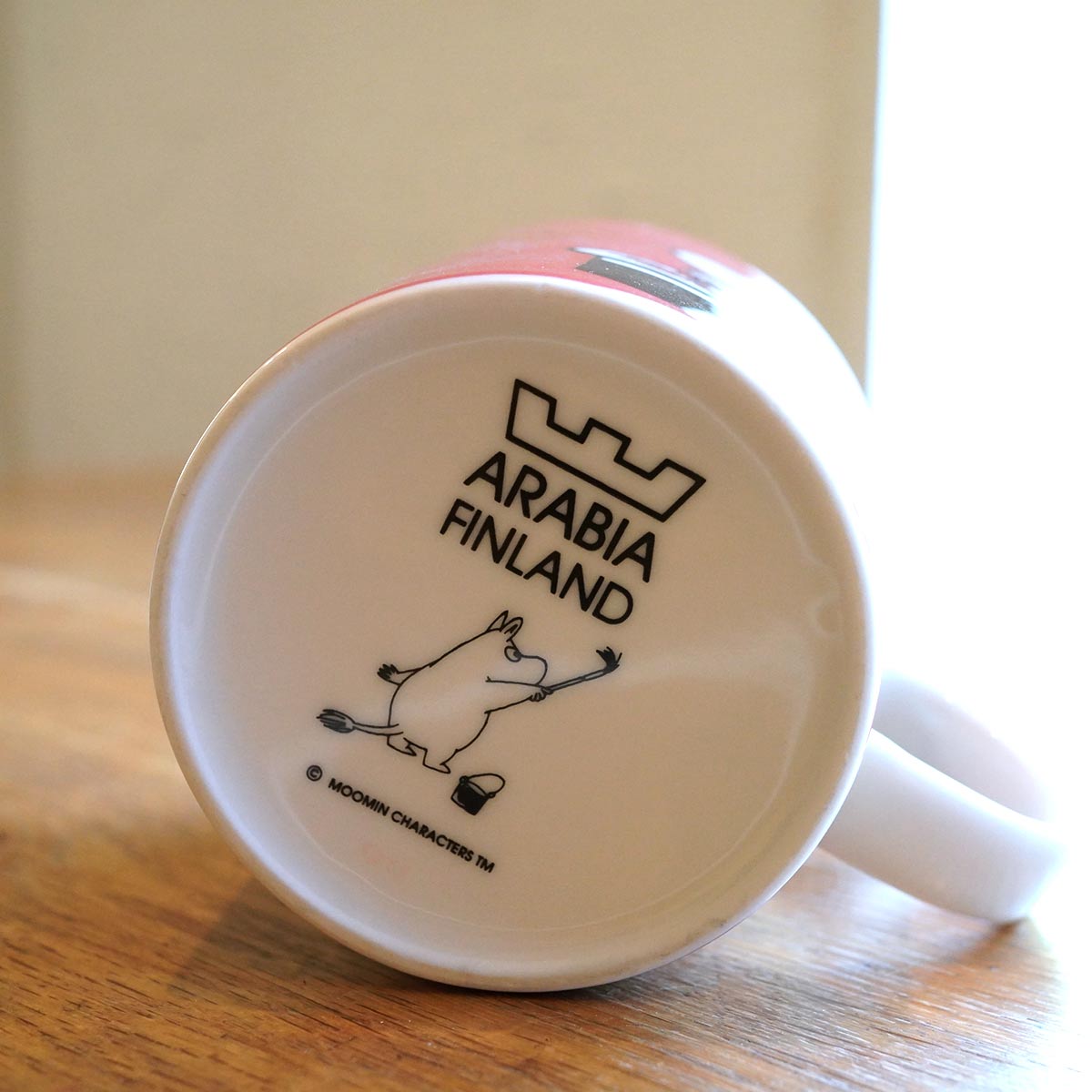 アラビア / ARABIA  ムーミン 「ムーミンママ」マグカップ 廃盤  旧ロゴ 中古
