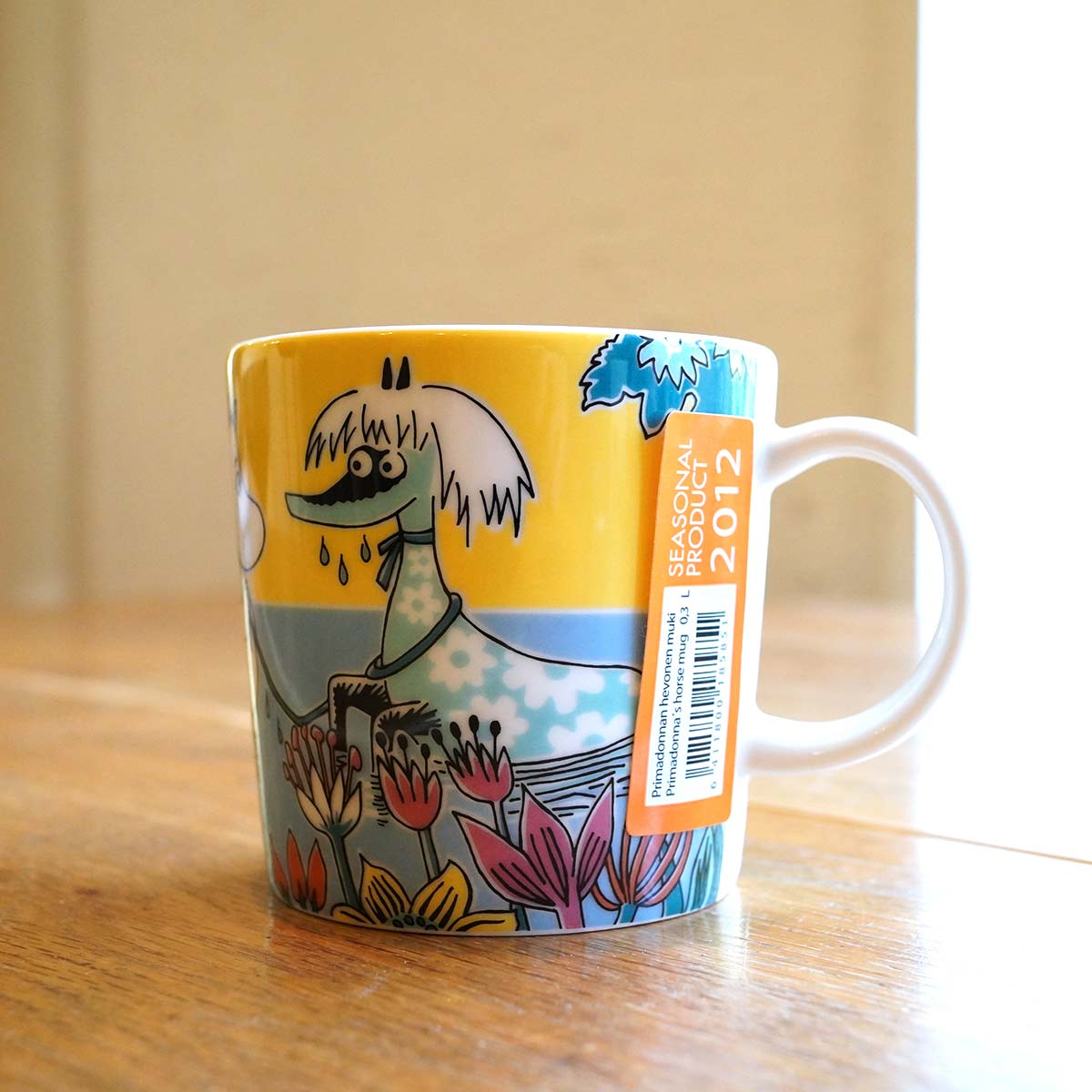 アラビア / ARABIA  ムーミン 2012年夏季限定 プリマドンナの馬【1】 マグカップ 箱付き 旧ロゴ 中古