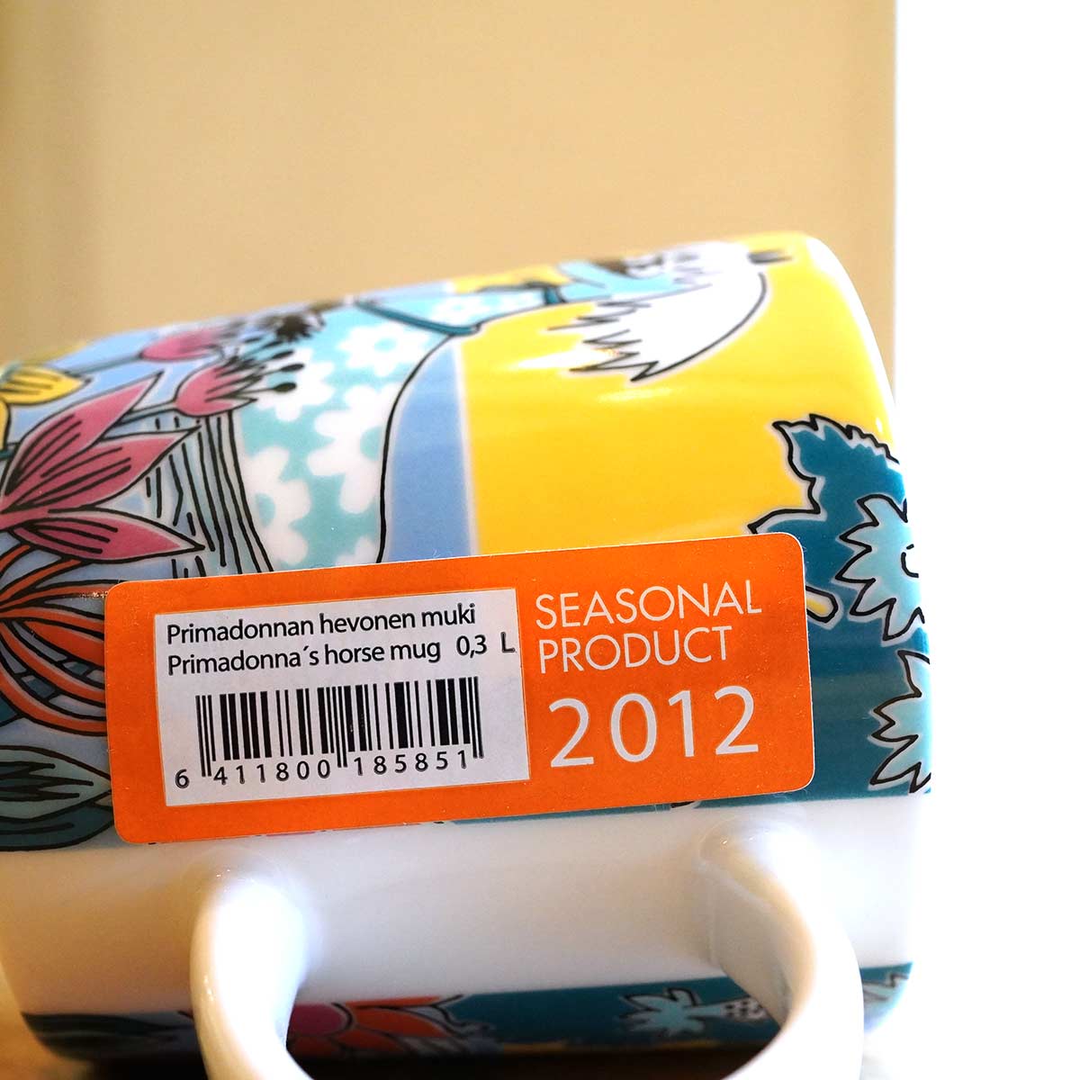 アラビア / ARABIA  ムーミン 2012年夏季限定 プリマドンナの馬【1】 マグカップ 箱付き 旧ロゴ 中古