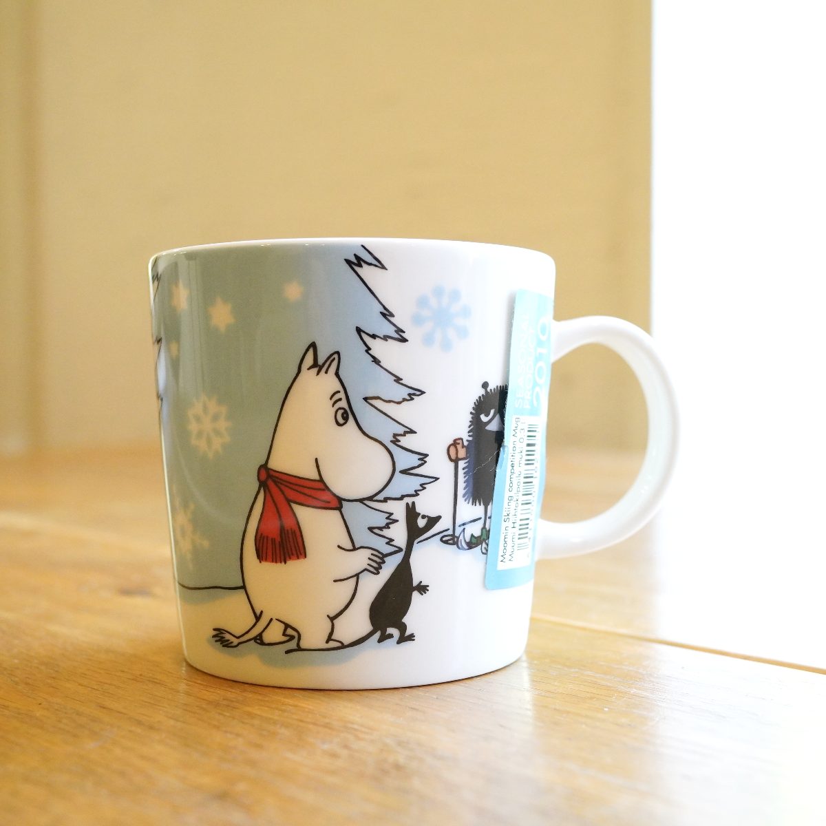 アラビア / ARABIA  ムーミン 2010年冬季限定「スキーコンペティション」マグカップ 中古