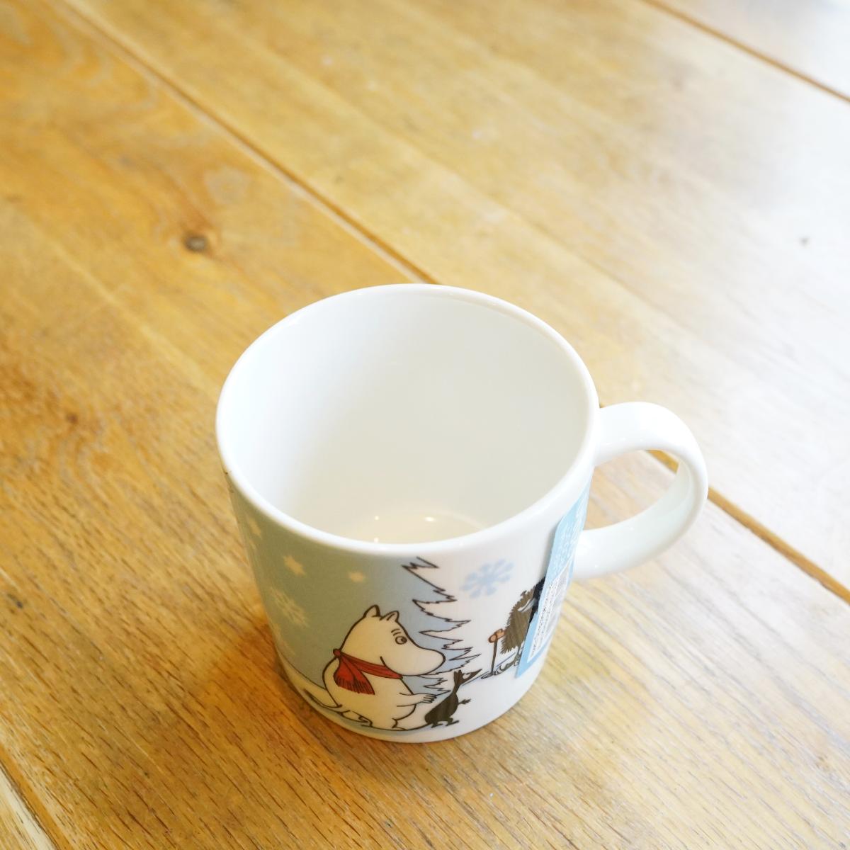 アラビア / ARABIA  ムーミン 2010年冬季限定「スキーコンペティション」マグカップ 中古