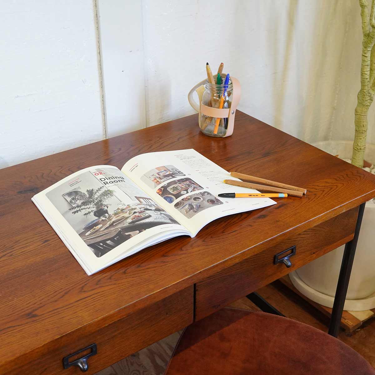 クラッシュゲート / CRASH GATE ラン デスク ビンテージ調 中古