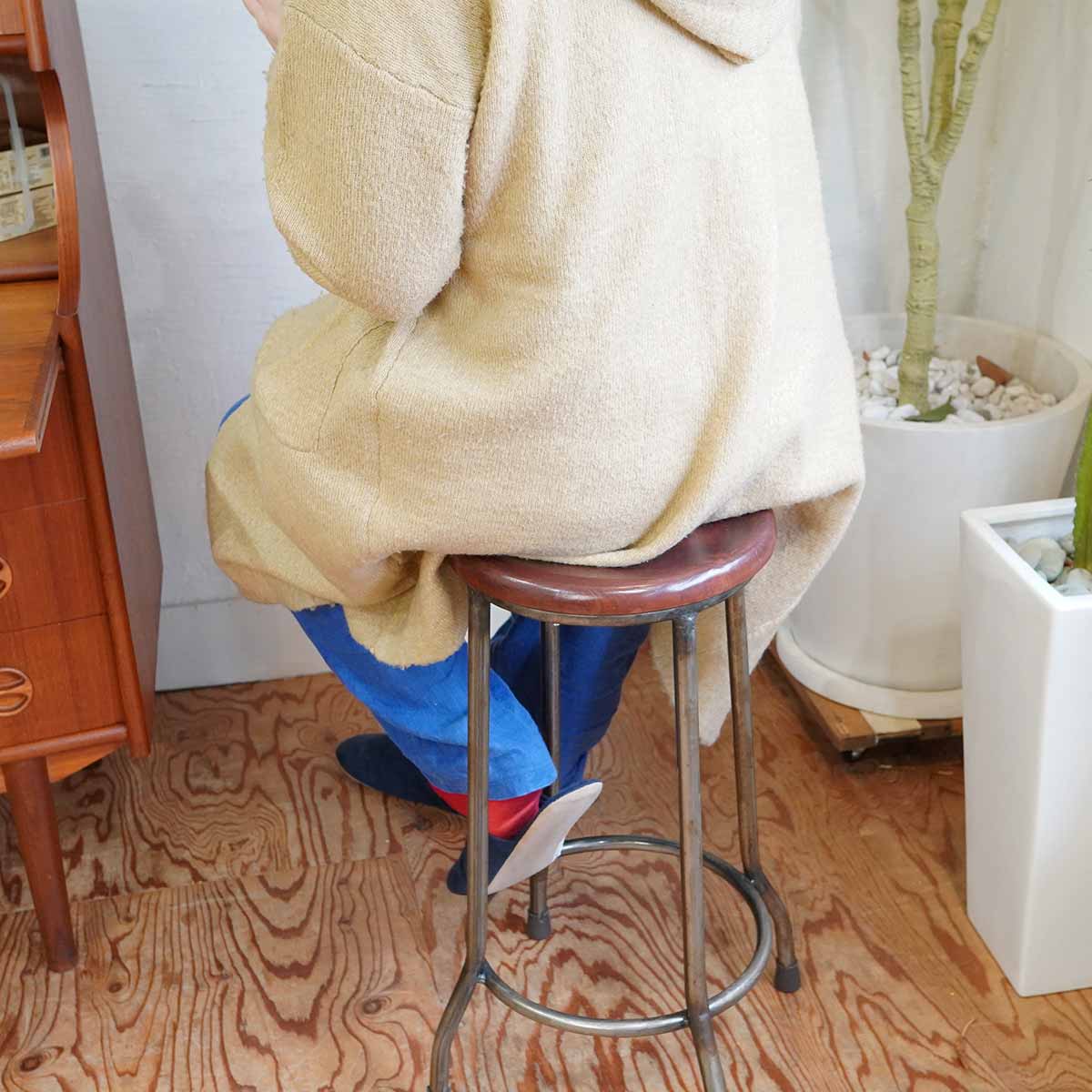 スツール カウンターチェア インダストリアル ヴィンテージ